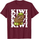 Kiwi New Zealand Quote for a Kiwi Bird Lover T-Shirt - T-Shirt | Maroon