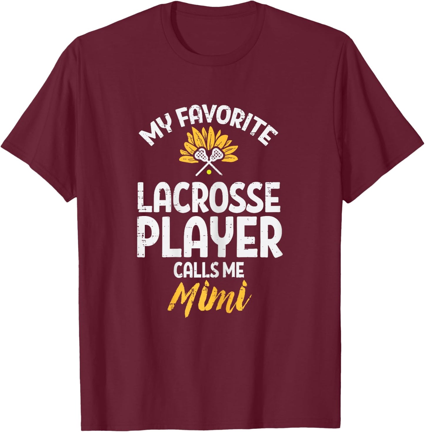 Favorite Lacrosse Player Mimi Lax Familie Granny Granny Granny Women T-Shirt - T-Shirt | Maroon