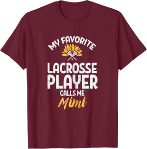 Favorite Lacrosse Player Mimi Lax Familie Granny Granny Granny Women T-Shirt - T-Shirt | Maroon