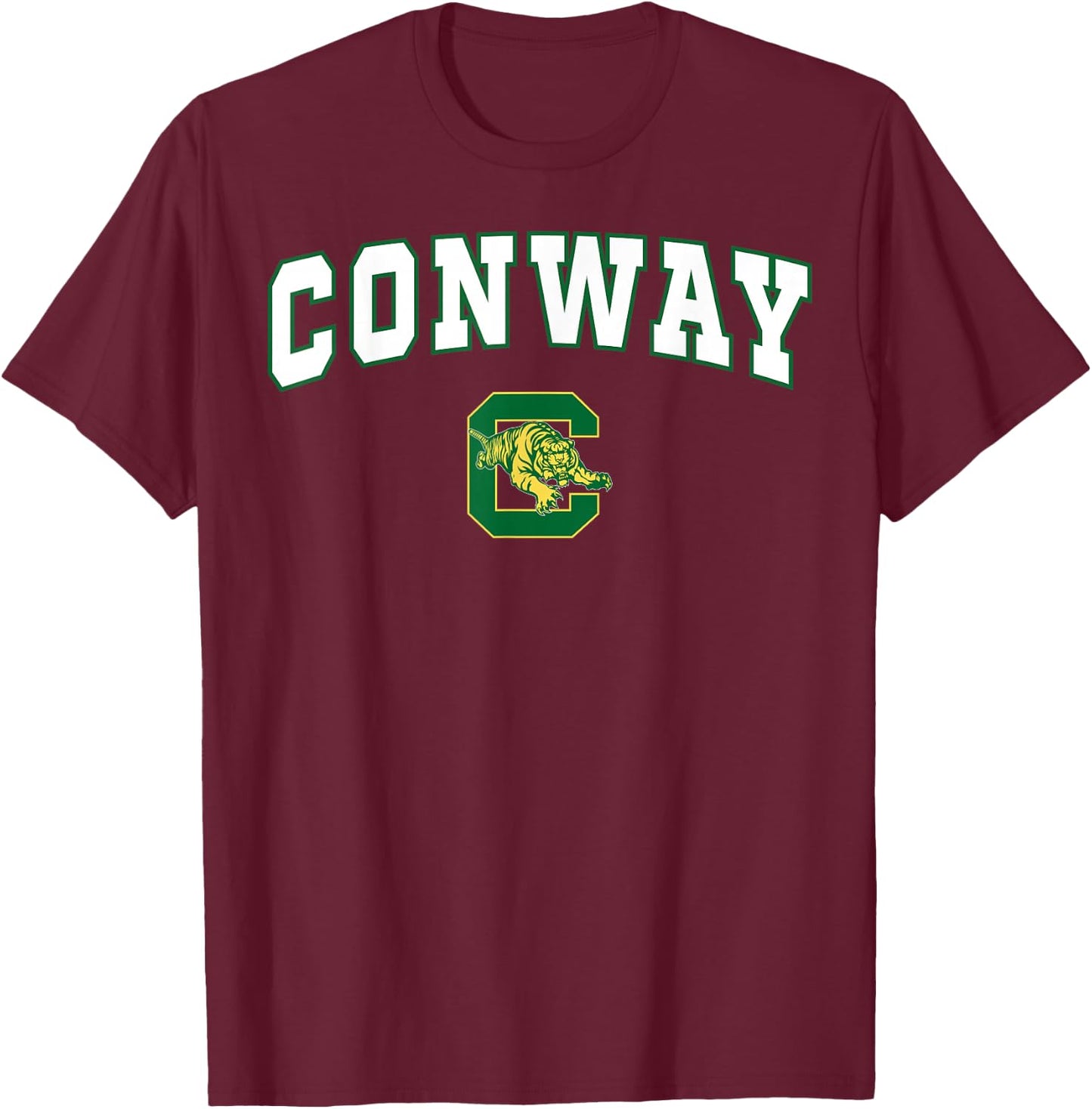 Conway High School Tigers C2 T-Shirt - T-Shirt | Maroon