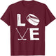 Funny Hockey Design For Kids Men Women Ice Hockey Players T-Shirt - T-Shirt | Maroon