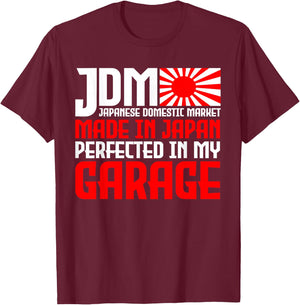 JDM Motorsport Car Tuning Automotive T-Shirt - T-Shirt | Maroon