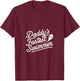 Daddy's Fastest Swimmer Child Toddler Baby T-Shirt - T-Shirt | Maroon