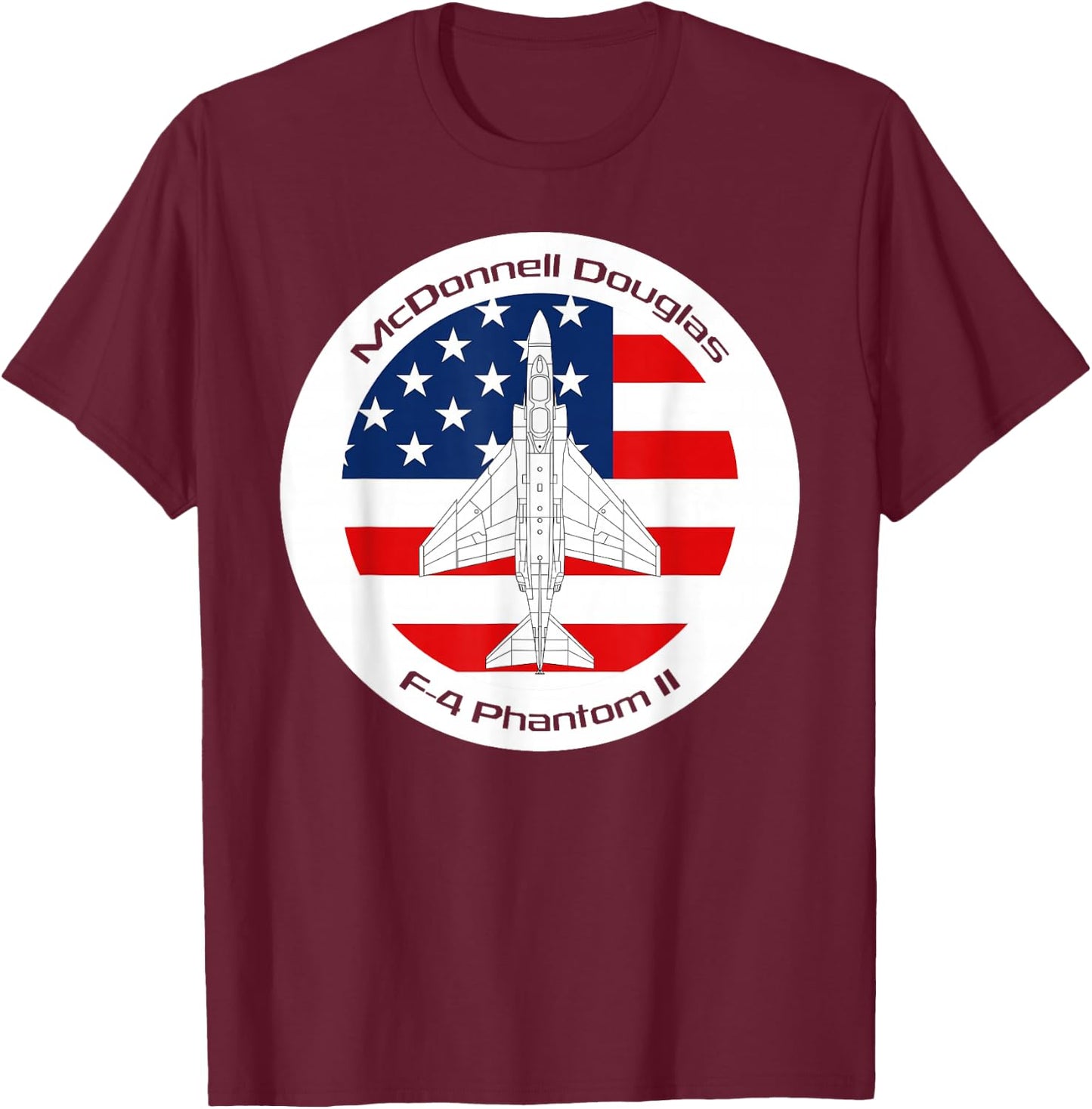 McDonnell Douglas F-4 Phantom II T-Shirt - T-Shirt | Maroon