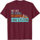 No Salt No Sharks No Worries - Funny Vacation Lake Gaston T-Shirt - T-Shirt | Maroon