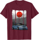 JDM EG6 Type R Car Tuning Japan Rising Sun T-Shirt - T-Shirt | Maroon