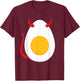 Pretend I'm a Deviled Egg Funny Teacher Halloween Costume T-Shirt - T-Shirt | Maroon
