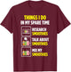 Smoothie Lover Spare Time Mix Smoothies T-Shirt - T-Shirt | Maroon