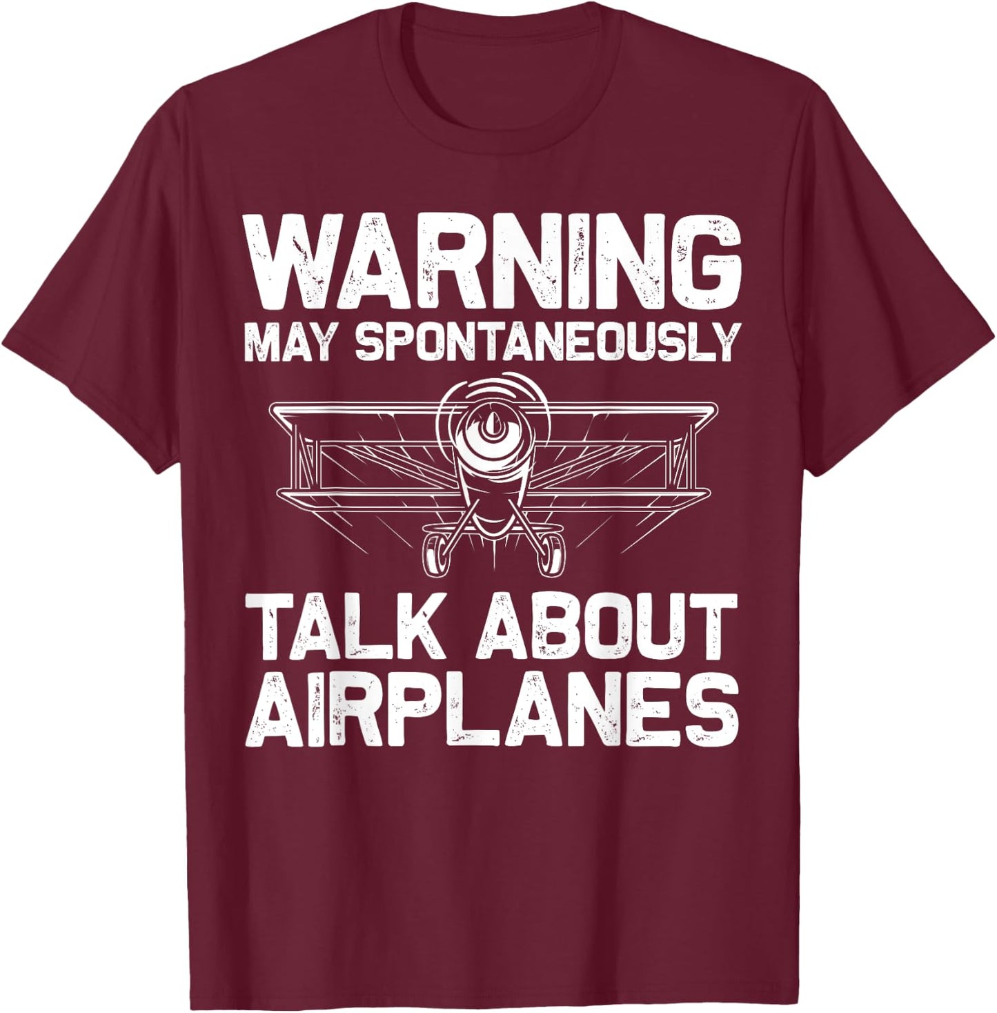 Funny Airplane Novelty Women Plane Aviation Pilot T-Shirt - T-Shirt | Maroon