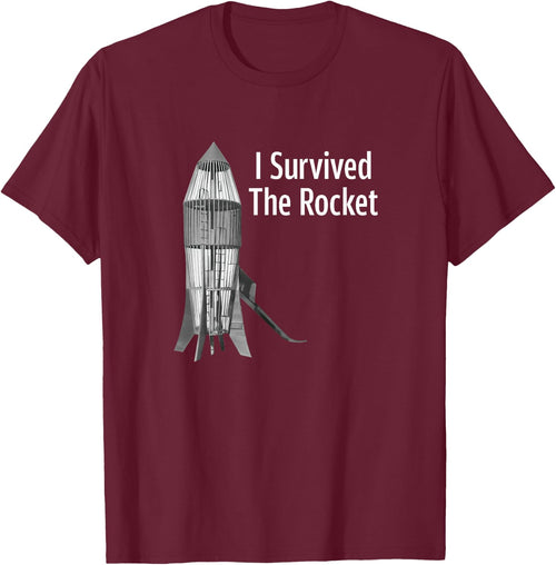 I Survived The Rocket Funny Apparel
