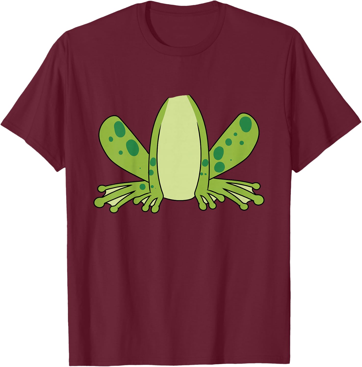 Kids Kids Easy Halloween Costume Idea - Frog T-Shirt - T-Shirt | Maroon