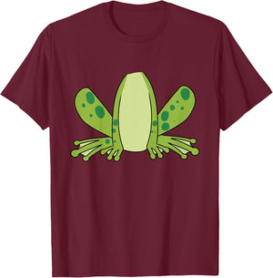 Kids Kids Easy Halloween Costume Idea - Frog T-Shirt - T-Shirt | Maroon