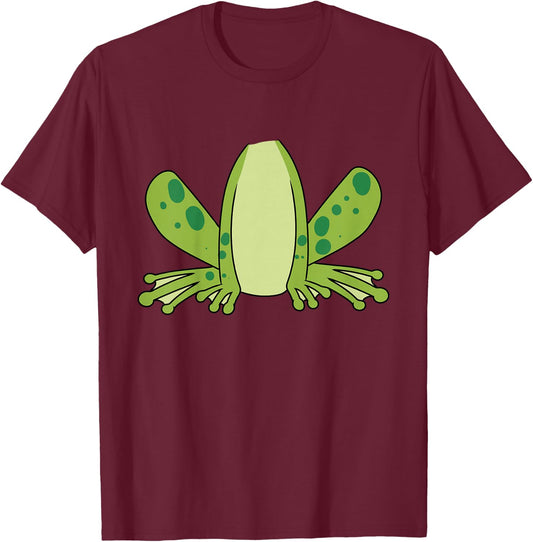 Kids Kids Easy Halloween Costume Idea - Frog T-Shirt - T-Shirt | Maroon