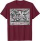 St Thomas Aquinas Catholic Saint Patron Saint Students Art T-Shirt - T-Shirt | Maroon