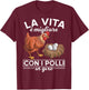 Chicken Farm Zoo Chicken Gift T-Shirt - T-Shirt | Maroon