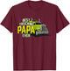 Bester Truckin Papa aller Trucker Papa Vater T-Shirt - T-Shirt | Maroon
