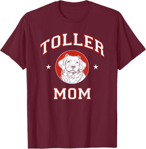 Nova Scotia Duck Tolling Retriever Mom Dog Mother T-Shirt - T-Shirt | Maroon