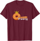 Bagel Princess Crown Baker Baking Bagels Dough Bagel Lover T-Shirt - T-Shirt | Maroon