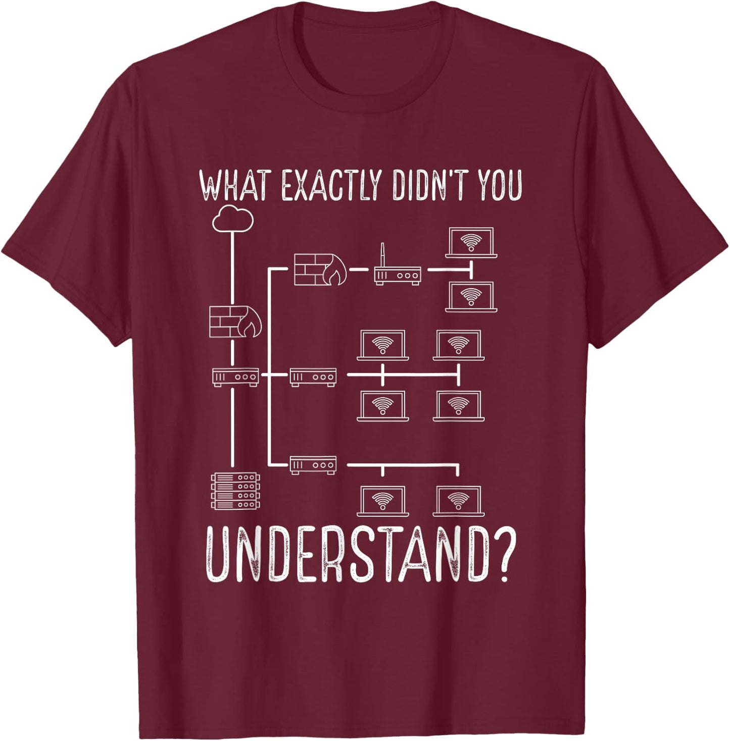 Network Engineer Tool Funny Network Engineering T-Shirt - T-Shirt | Maroon