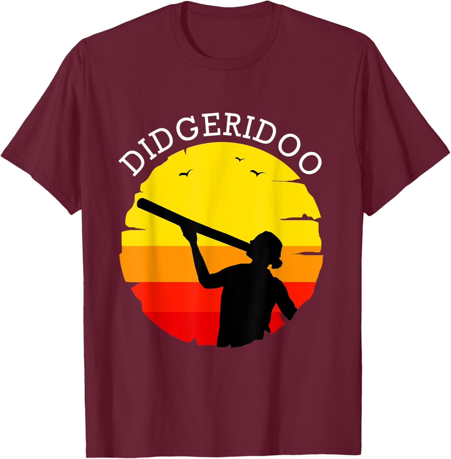 Didgeridoo T-Shirt - T-Shirt | Maroon