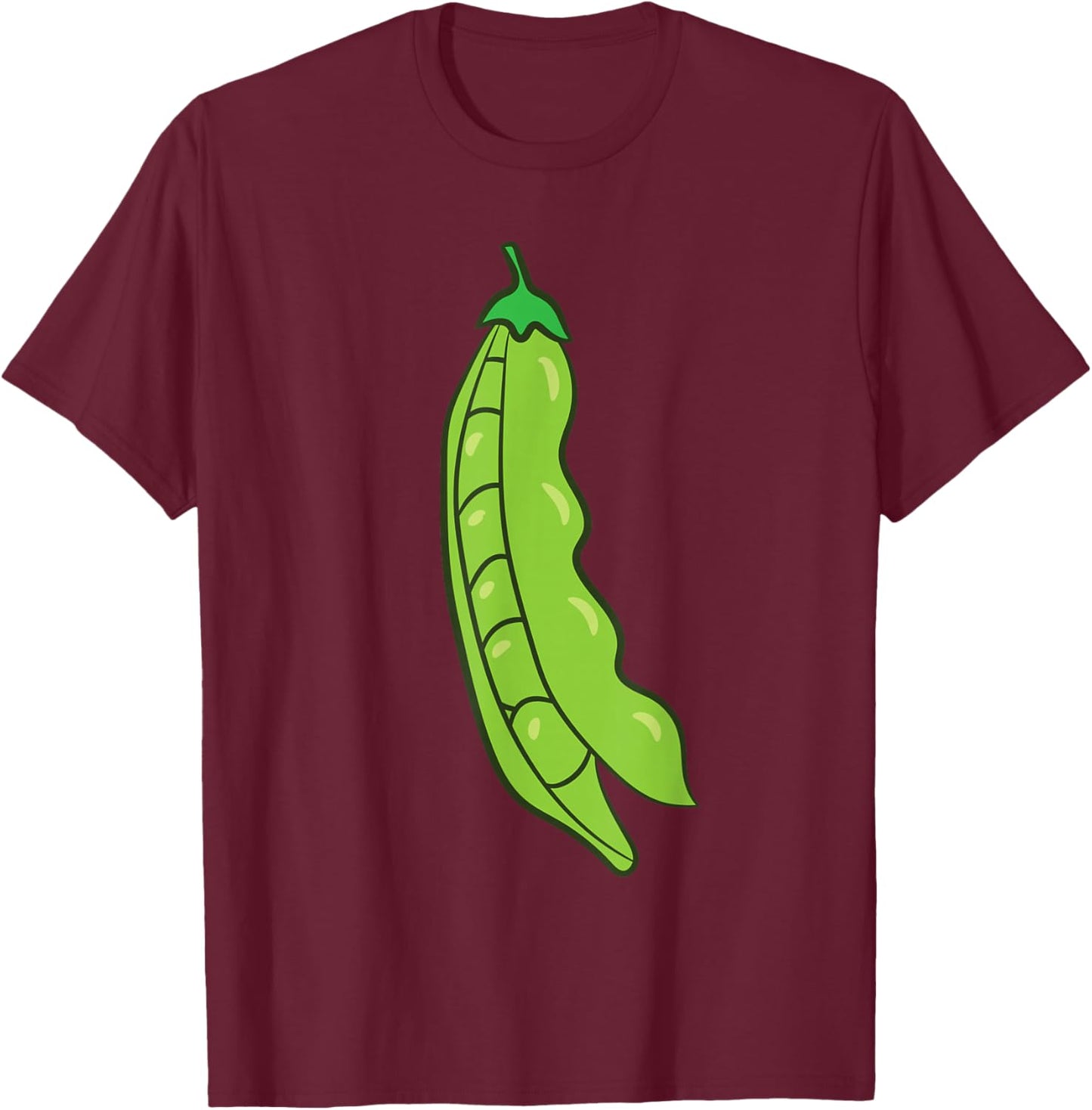Matching Halloween Costume Peas and Carrots T-Shirt - T-Shirt | Maroon