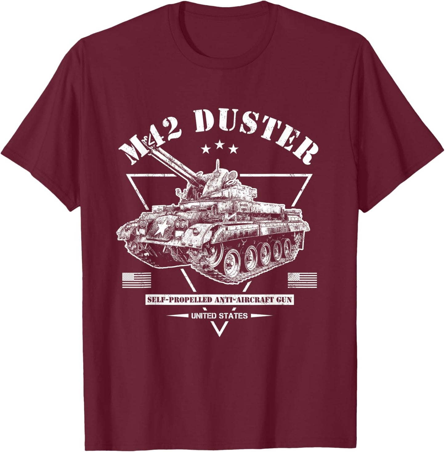 M42 Duster T-Shirt - T-Shirt | Maroon