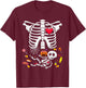 Baby Skeleton Candy Halloween Funny Pregnancy X Ray T-Shirt - T-Shirt | Maroon