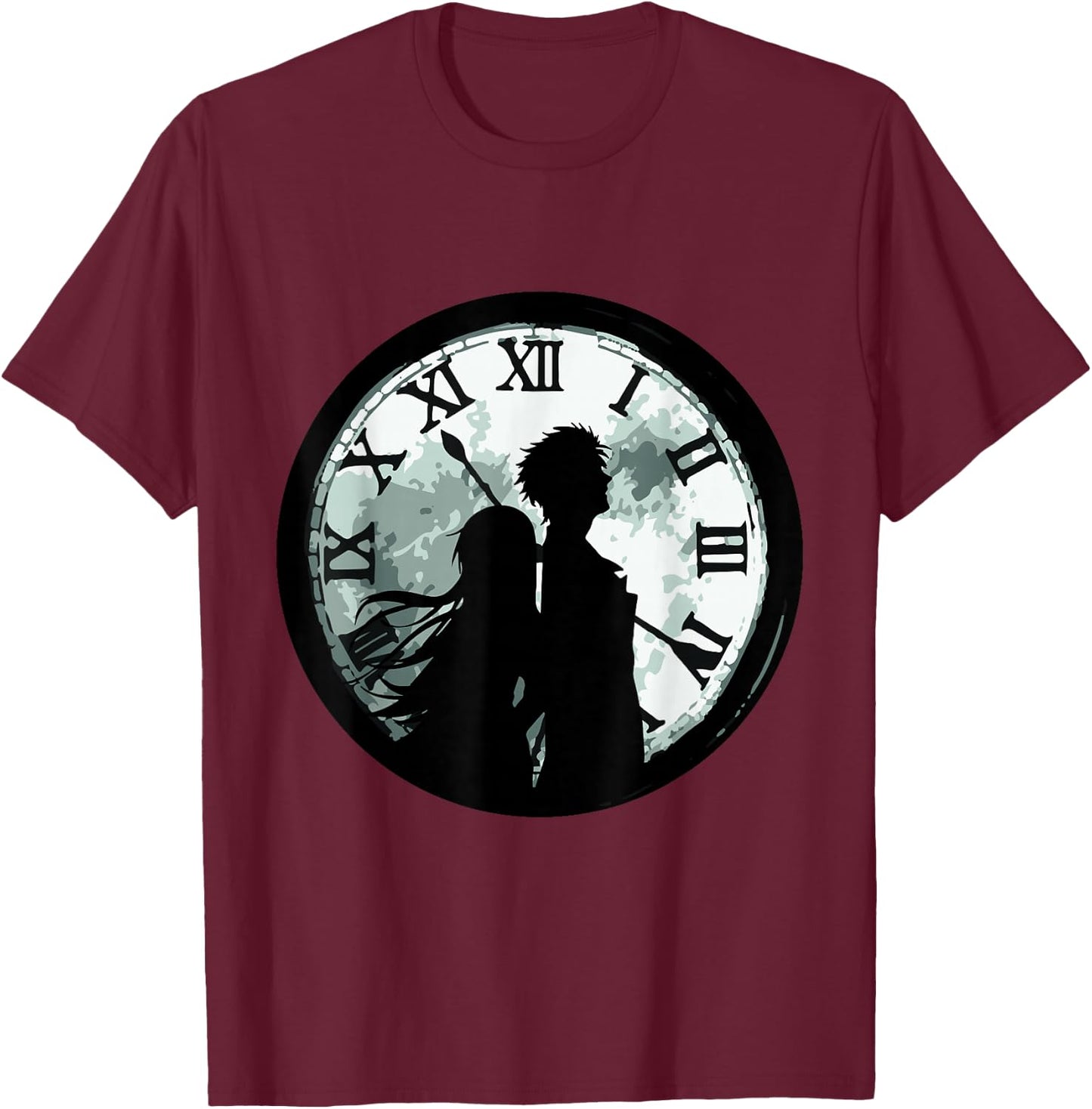 Steins Gate T-Shirt - T-Shirt | Maroon