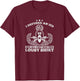 EOD Explosive Ordnance Disposal Master Badge T-Shirt - T-Shirt | Maroon