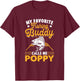 Fishing Grandpa - Poppy Fishing Buddy - Fishing Poppy T-Shirt - T-Shirt | Maroon