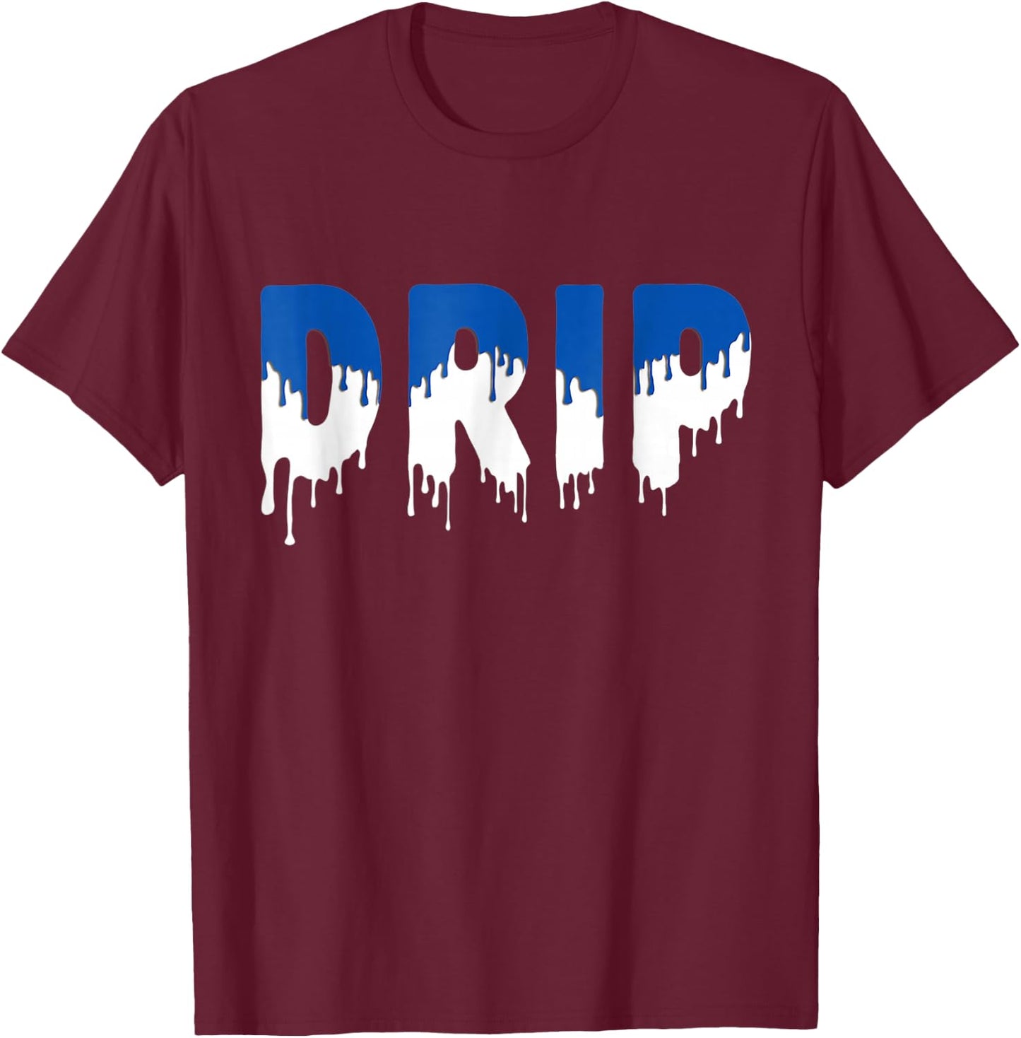 Graphic Match Hyper Blue Sneaker Royal T-Shirt - T-Shirt | Maroon