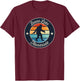 Boone Lake Tennessee Sasquatch Souvenir T-Shirt - T-Shirt | Maroon