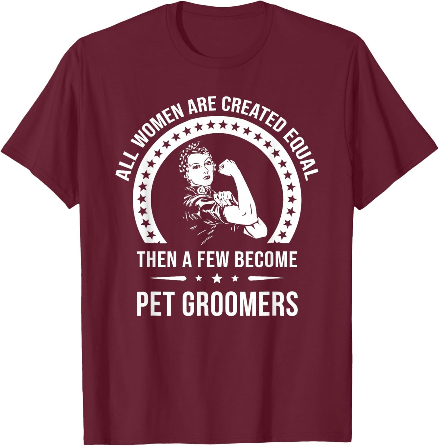 Pet Groomer Shirts | Pet Groomer T-Shirt - T-Shirt | Maroon