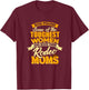 Rodeo Mom Funny Western Cowboy God Tough Horse Rider Girl T-Shirt - T-Shirt | Maroon