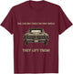 Funny Classic Muscle Car Men Vintage Car Gift T-Shirt - T-Shirt | Maroon