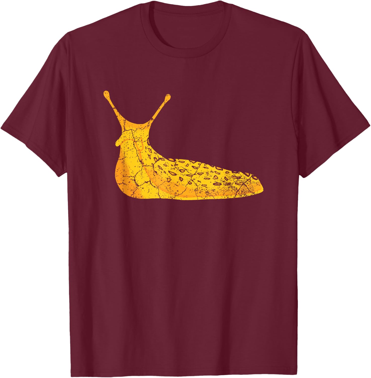 Banana Slug – Exotic Slug Lover Ecosystem Zoology Lover T-Shirt - T-Shirt | Maroon