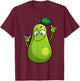 Funny Pear Designs Women Gardening Vegan Plant Food T-Shirt - T-Shirt | Maroon