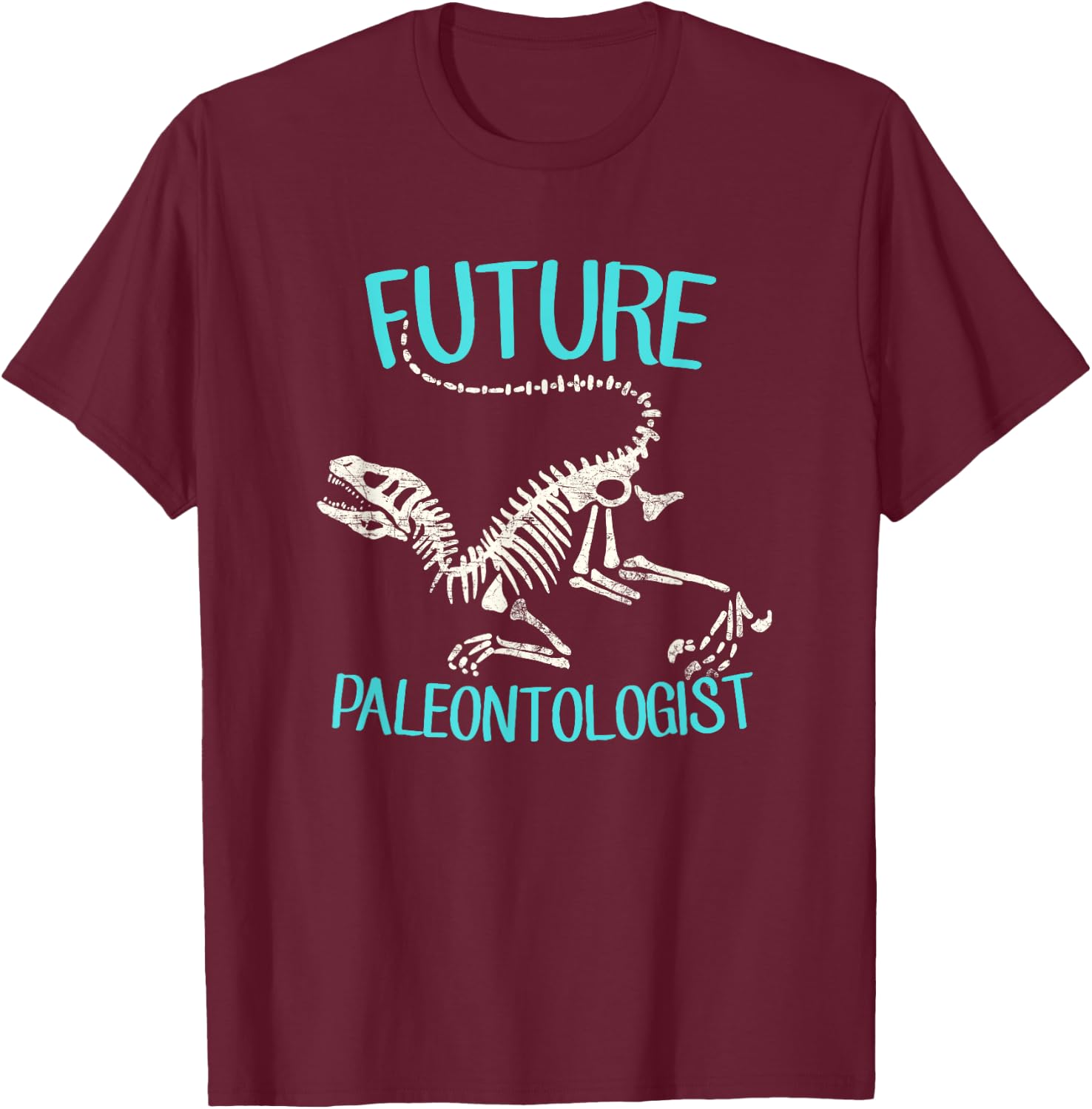 Future Paleontologist Shirt Training Kids Dinosaur T Shirt T-Shirt - T-Shirt | Maroon