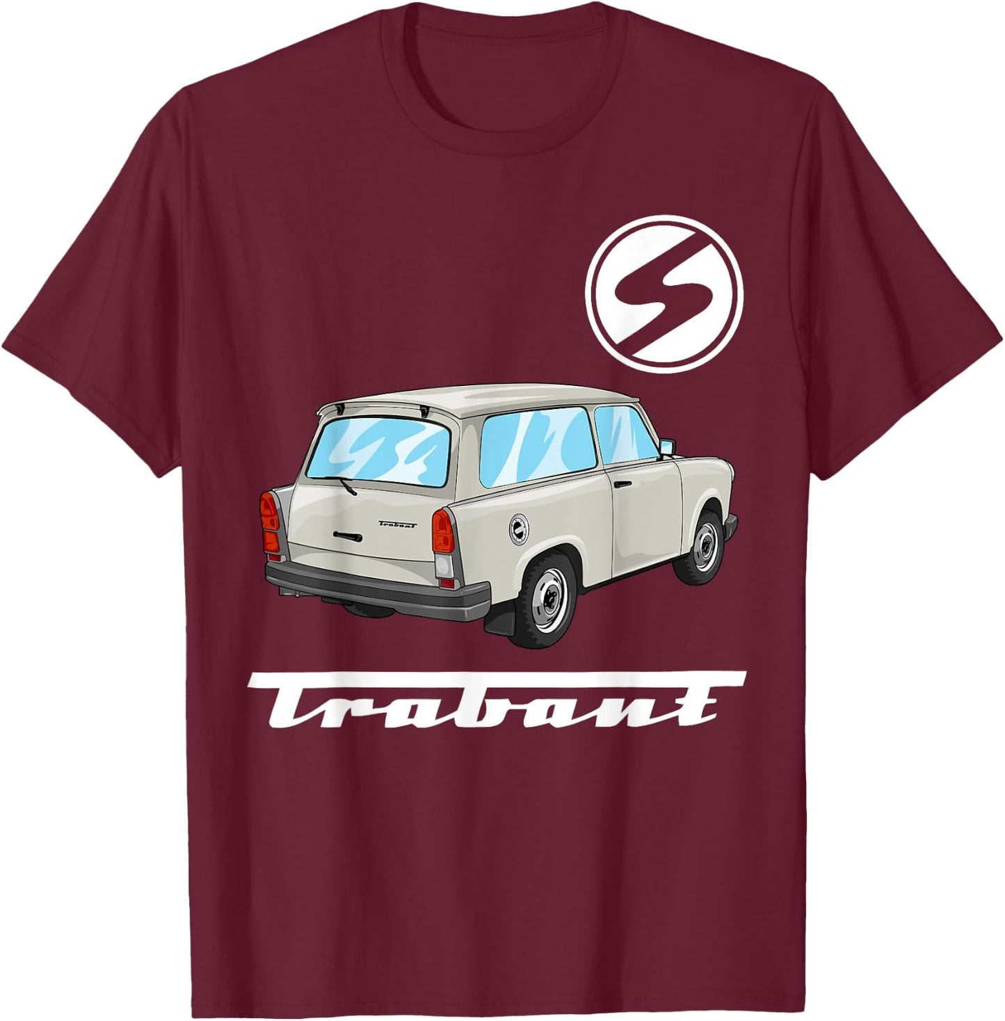 Trabant 1.1 Trabi 601 Trabant Pot DDR East Germany T-Shirt - T-Shirt | Maroon