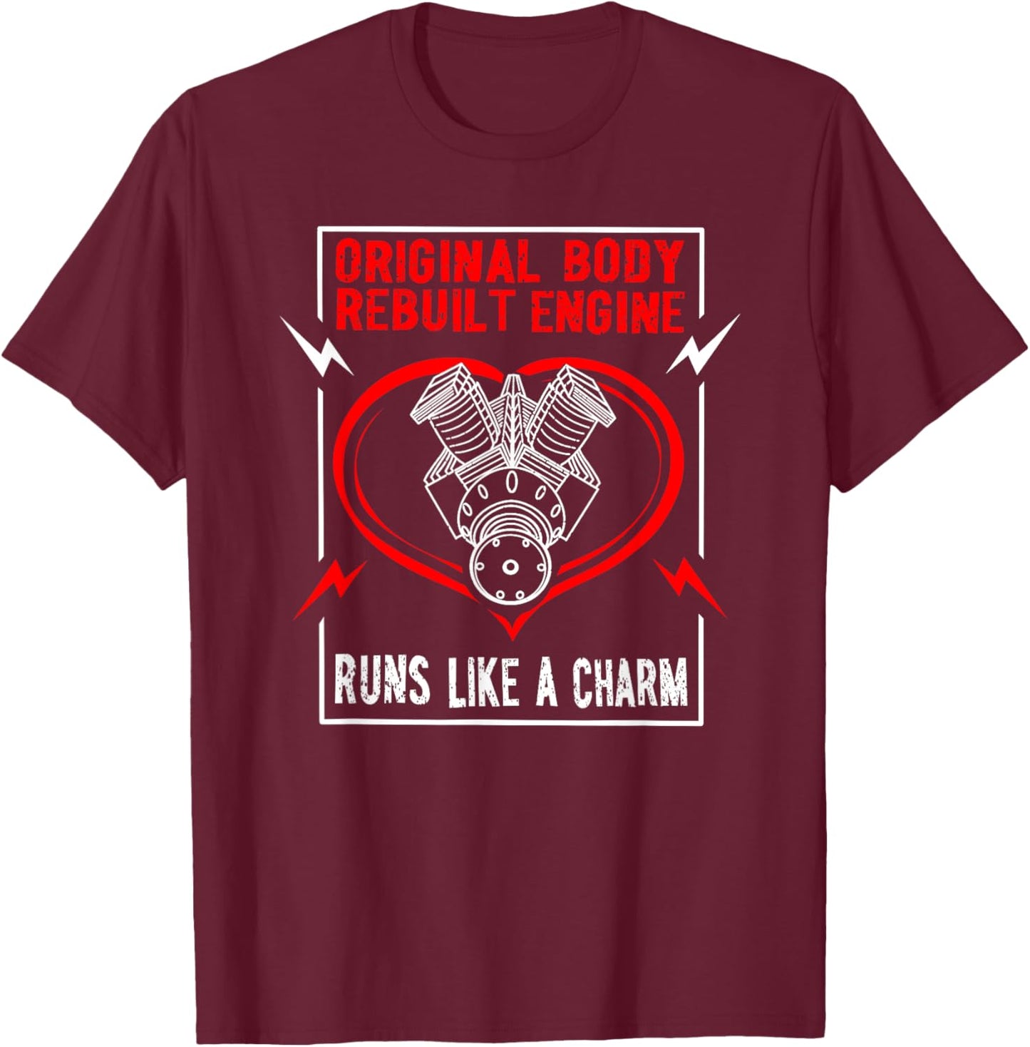 Funny Open Heart Surgery Gift Recovery Patient Kids T-Shirt - T-Shirt | Maroon