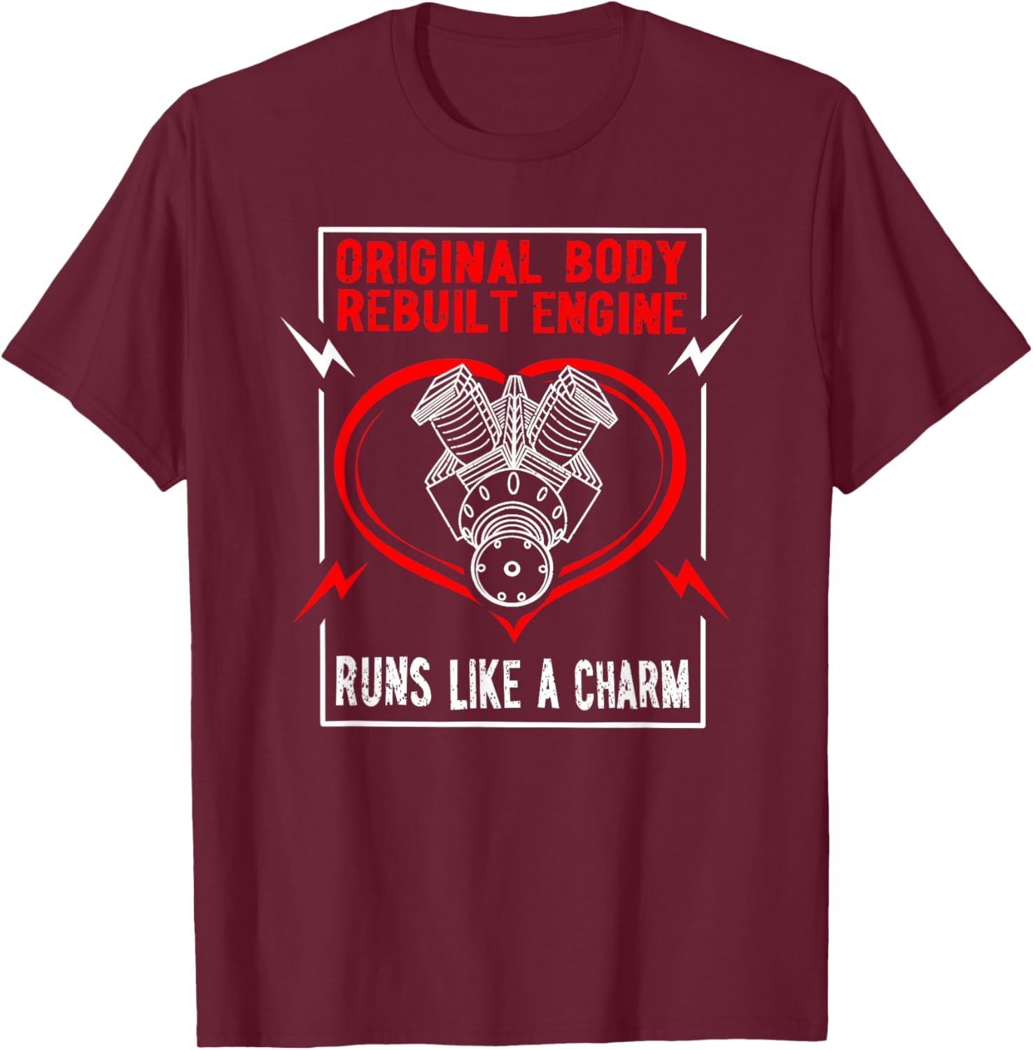 Funny Open Heart Surgery Gift Recovery Patient Kids T-Shirt - T-Shirt | Maroon