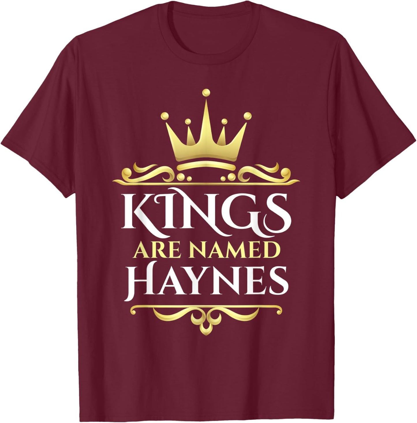 Kings Are Named Haynes T-Shirt - T-Shirt | Maroon
