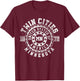 Twin Cities MN | Minnesota | Vintage City Apparels T-Shirt - T-Shirt | Maroon