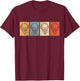 Ice Cream Retro Vintage Gift T-Shirt - T-Shirt | Maroon