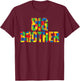 Big Brother Brick Master Builder Building Blocks Set Family T-Shirt - T-Shirt | Maroon