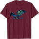 DreamWorks' Dragons: Toothless and Hiccup Title T-Shirt - T-Shirt | Maroon