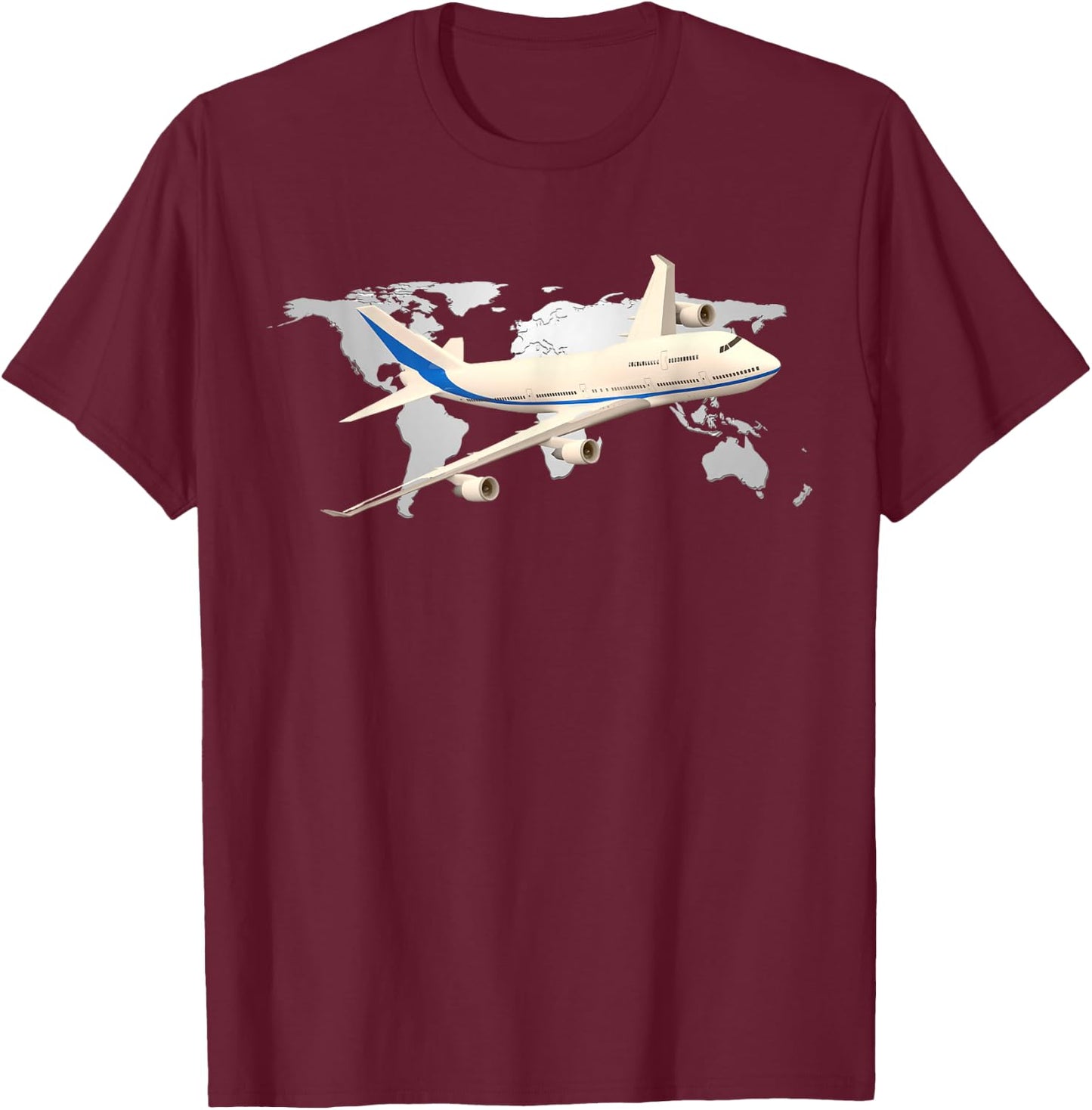 747 T-Shirt - T-Shirt | Maroon