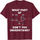 Electronic diagram Electrical engineer funny Gift T-Shirt - T-Shirt | Maroon