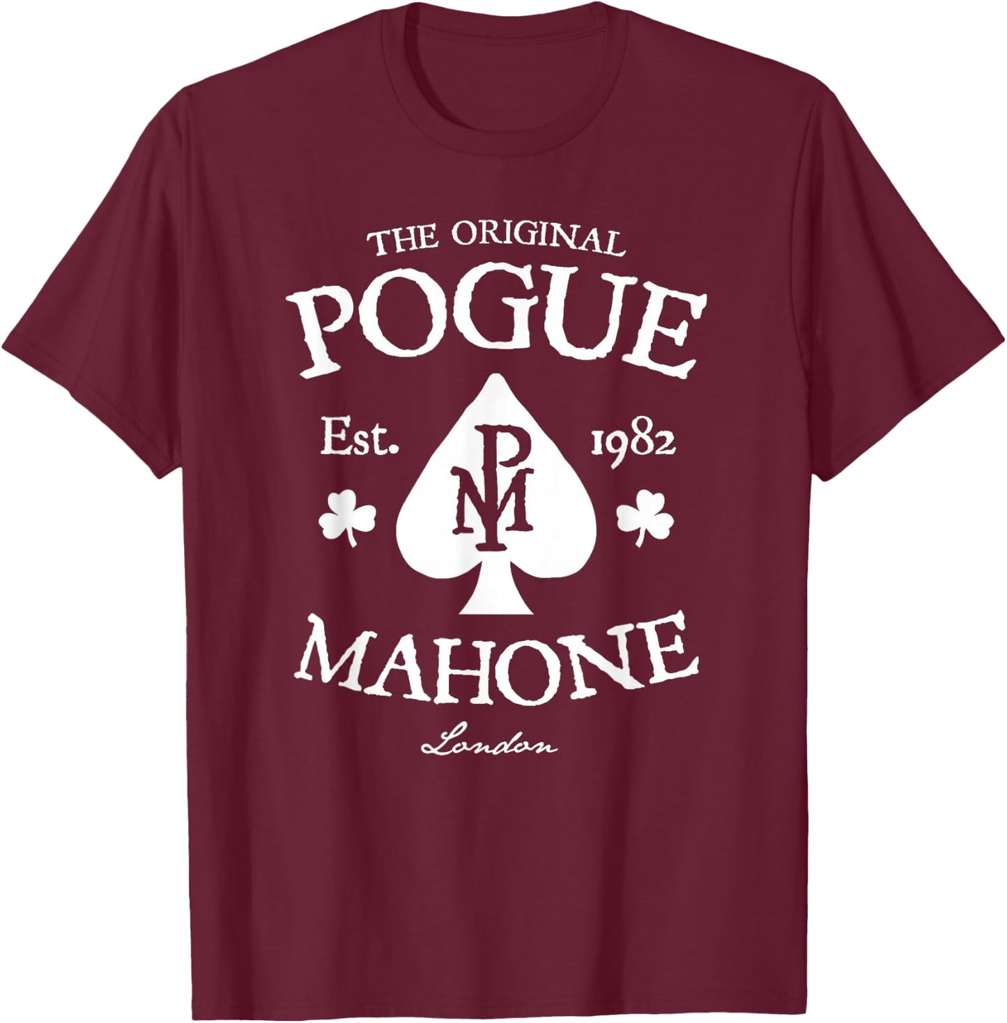 The Pogues Official Spade T-Shirt - T-Shirt | Maroon