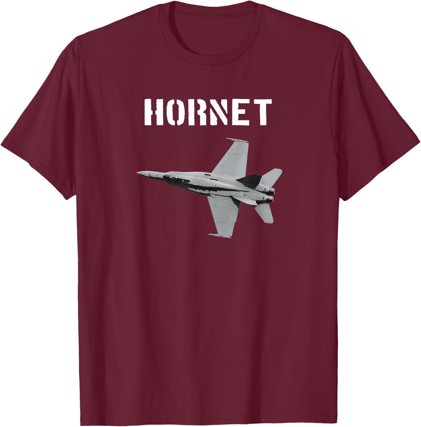 F-18 Super Hornet Pilot Fighter Jet Plane T-Shirt - T-Shirt | Maroon